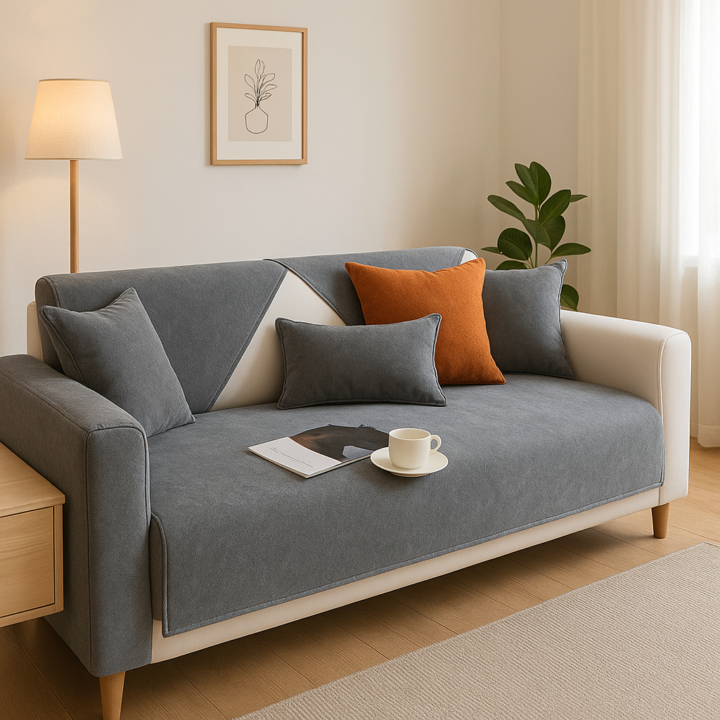 Sofaskjold | Vandtæt, skridsikkert sofabetræk i chenille