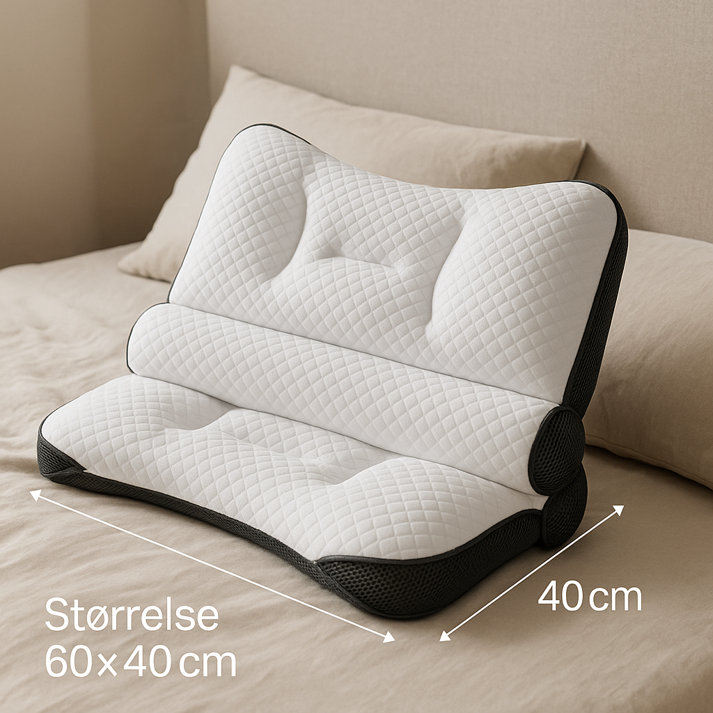 ErgoDrømme | Ultrakomfortabel ergonomisk og ortopædisk nakkepude