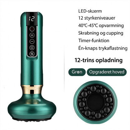 CelleLind | 3-i-1 elektrisk massageapparat med cupping, infrarød varme, anti-cellulite