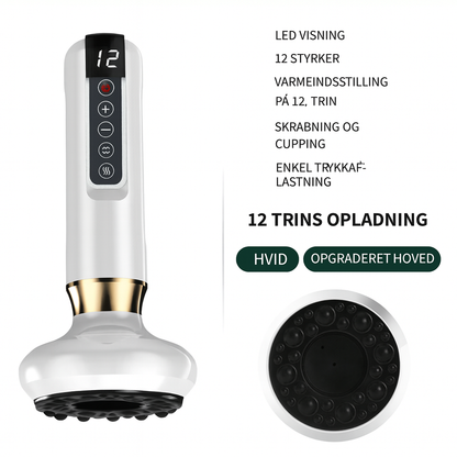 CelleLind | 3-i-1 elektrisk massageapparat med cupping, infrarød varme, anti-cellulite