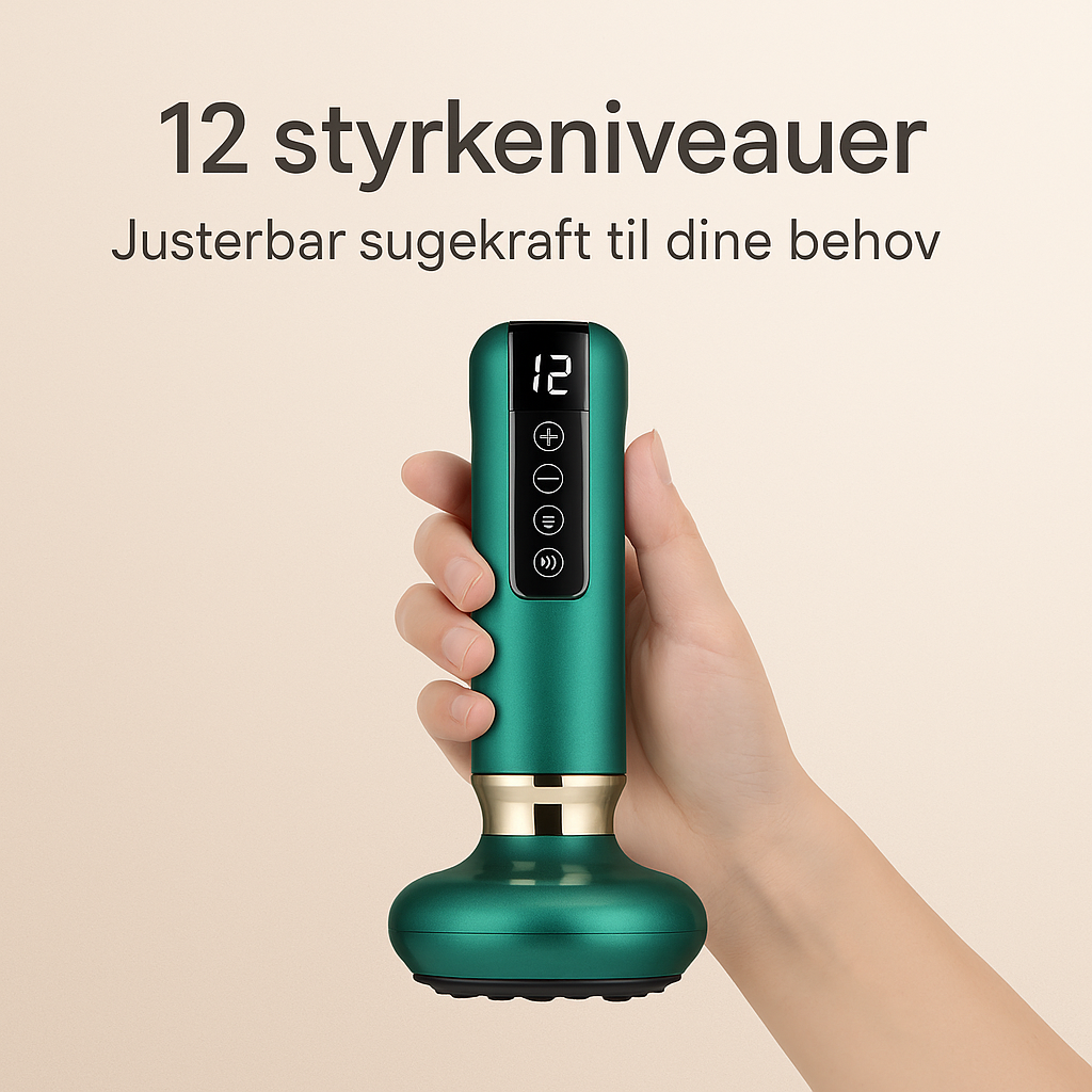 CelleLind | 3-i-1 elektrisk massageapparat med cupping, infrarød varme, anti-cellulite