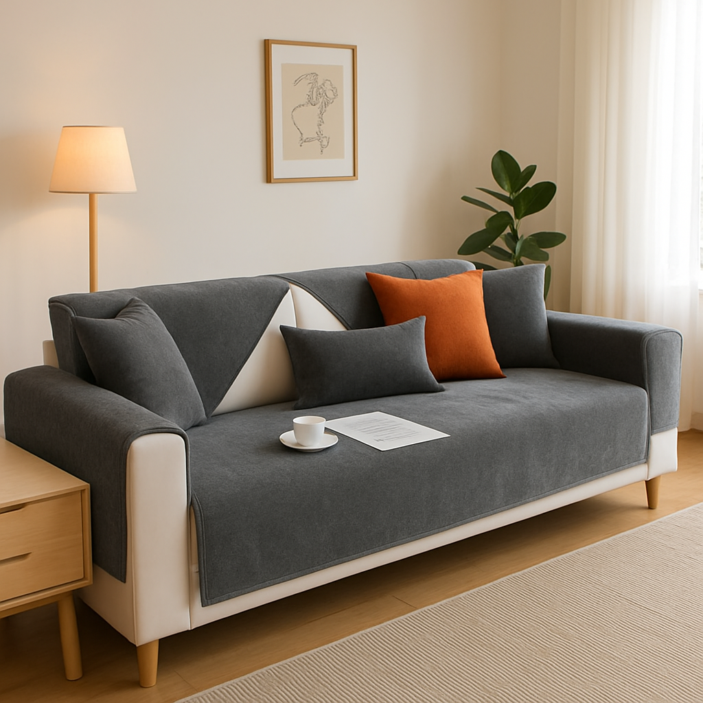 Sofaskjold | Vandtæt, skridsikkert sofabetræk i chenille