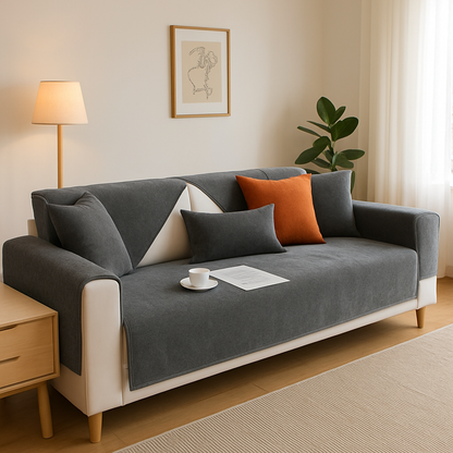 Sofaskjold | Vandtæt, skridsikkert sofabetræk i chenille