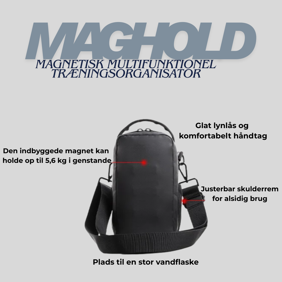 Maghold | Magnetisk Multifunktionel Træningsorganisator