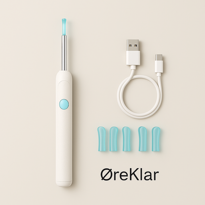ØreKlar | Trådløs fjernelse af ørevoks med kamera