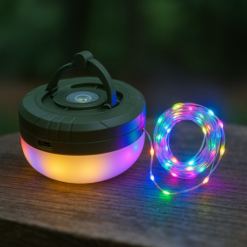 Flerlyst | Multifunktionel LED-Lampe til Eventyr og Aktiviteter