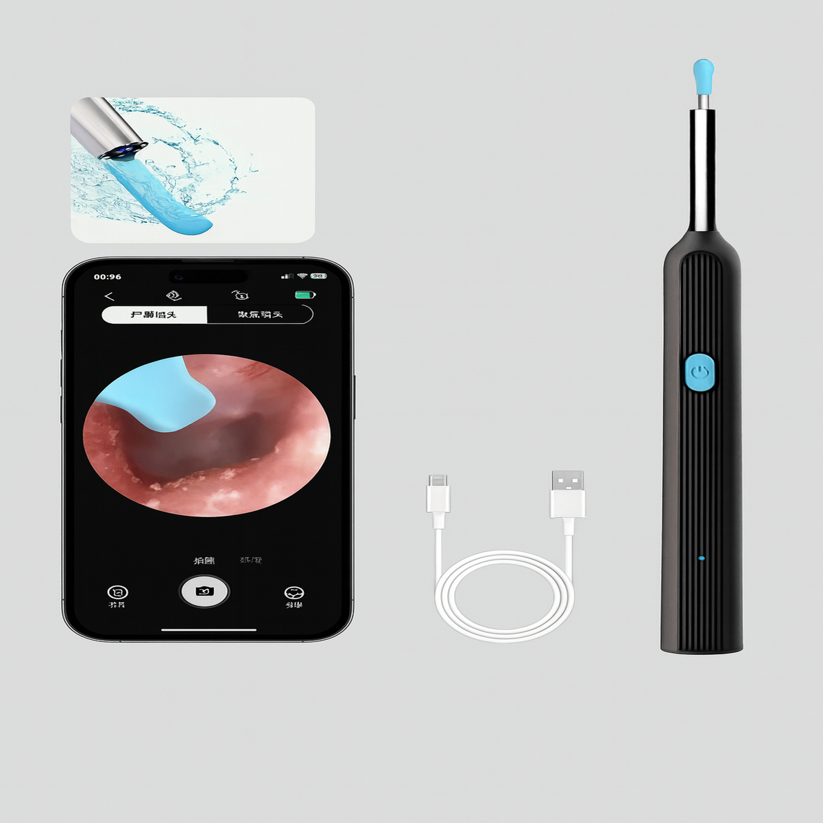 ØreKlar | Trådløs fjernelse af ørevoks med kamera