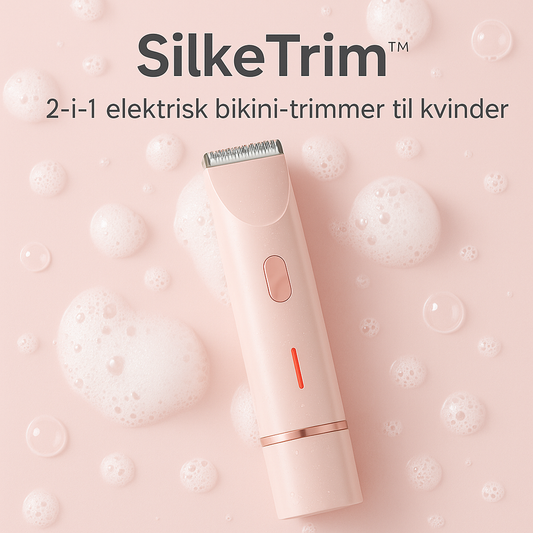 SilkeTrim | 2-i-1 dobbelthoved smertefri våd- og tørbikinitrimmer til kvinder